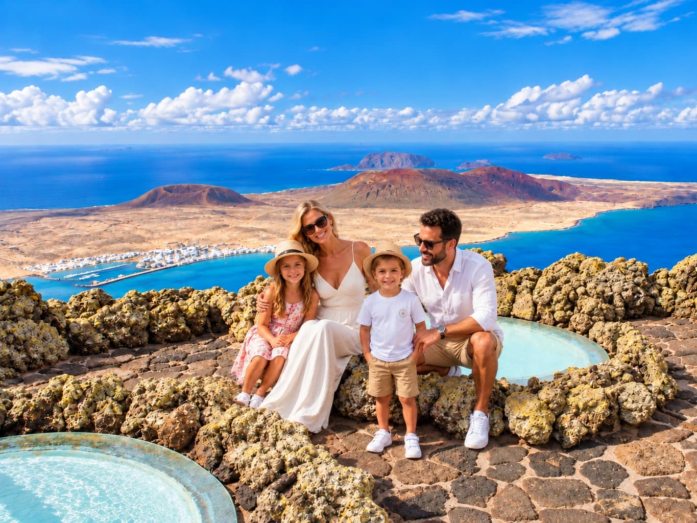 Mirador del Río: La Graciosa aus der Vogelperspektive