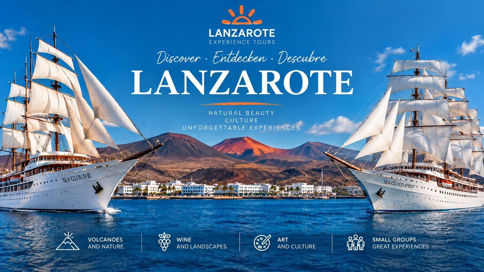 SEA CLOUD Cruises auf Lanzarote – SEA CLOUD II und SEA CLOUD SPIRIT
