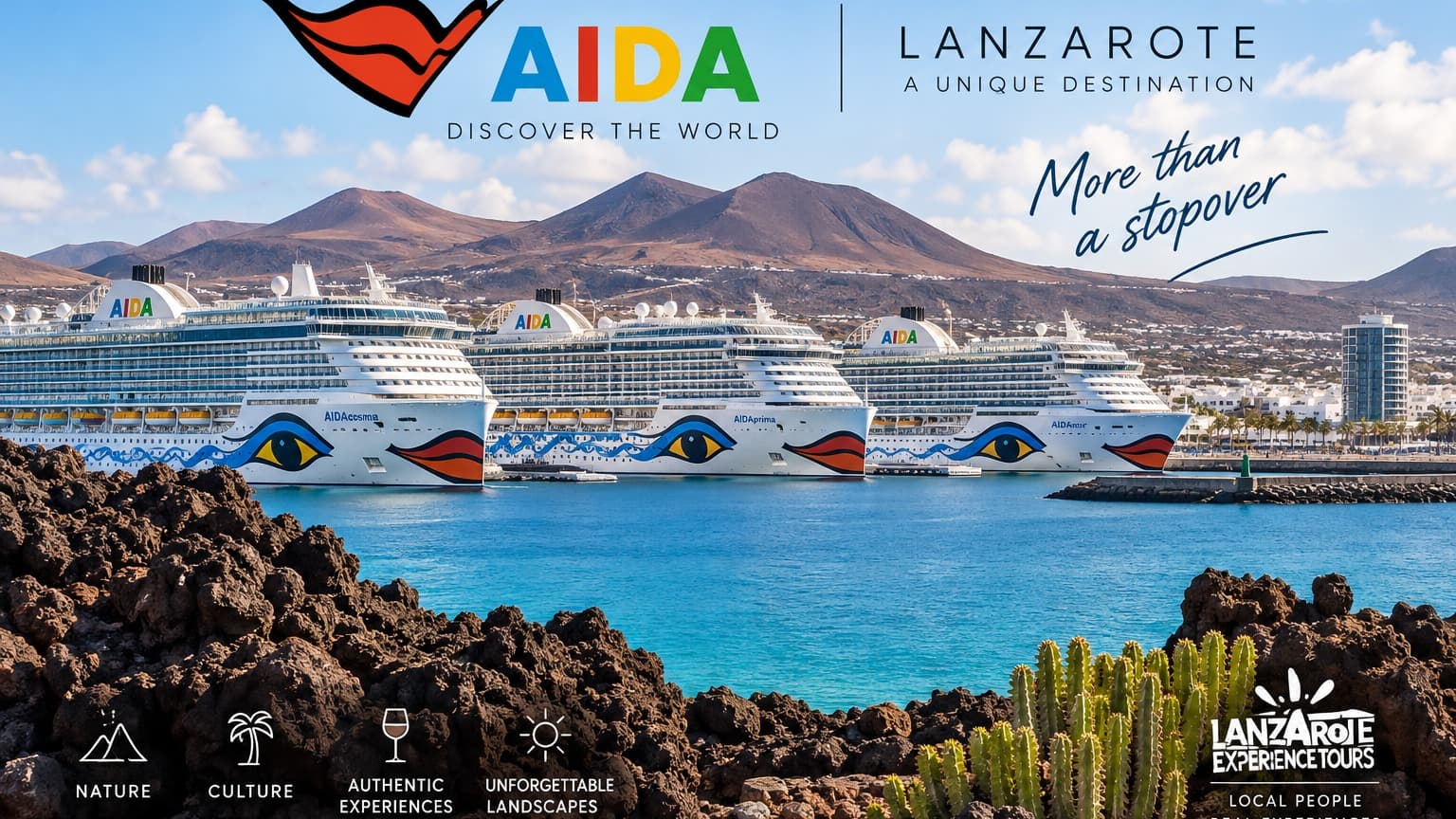 AIDA Cruises auf Lanzarote – Landausflüge ab Arrecife