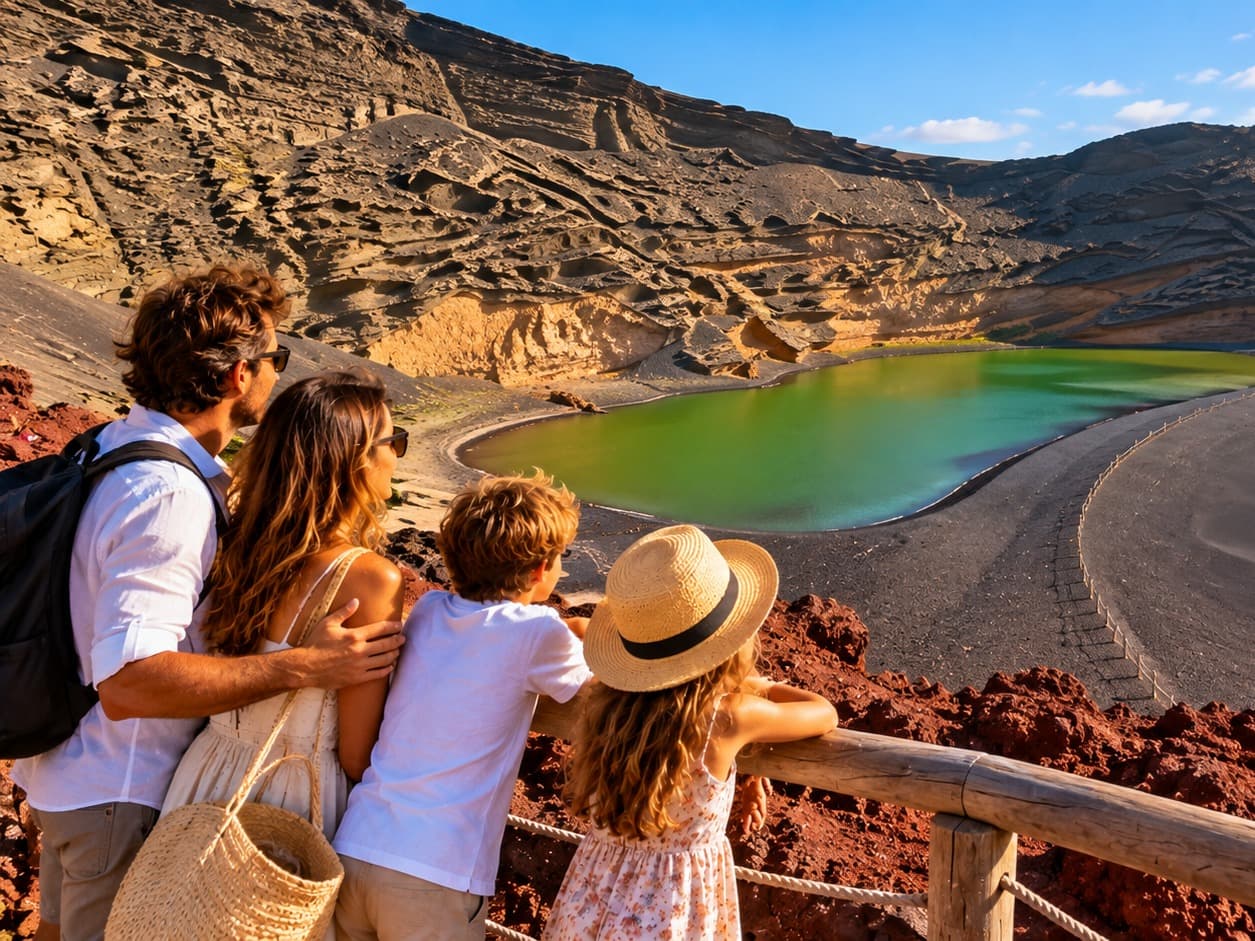 El Golfo and the Green Lagoon: a volcanic crater by the sea