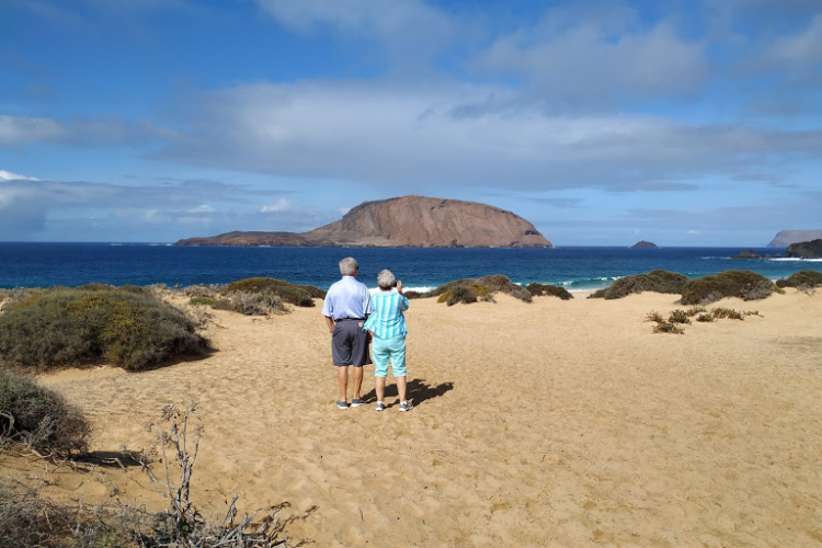 Pareja en la Concha