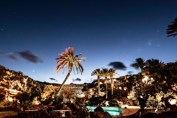 Jameos del Agua, Romantischer Abend